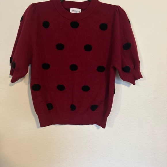 Compañía Fantástica Belle Divino polka dot sweater Large - Picture 2 of 6